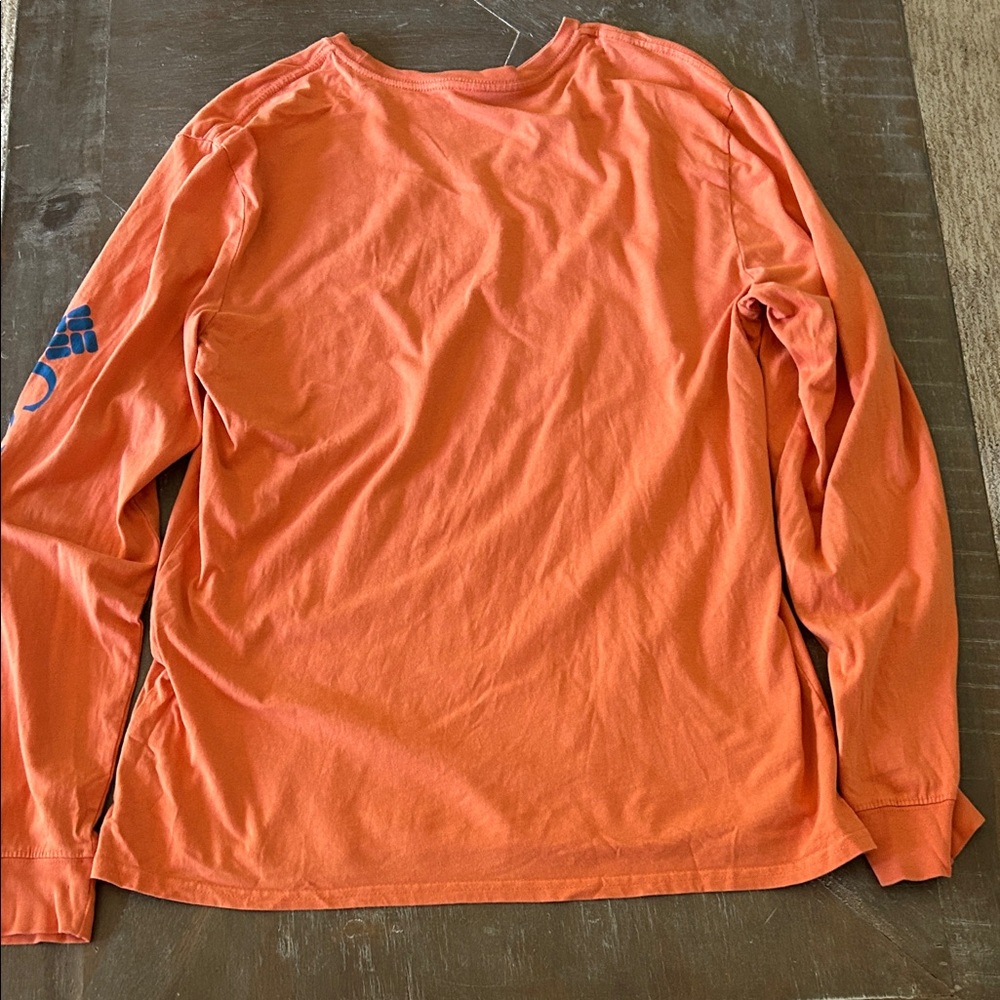 Columbia Burnt Orange Long Sleeve Tee - Picture 2 of 5